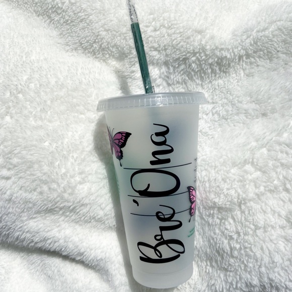 Customizable Butterfly Starbucks Cold Cup - Picture 11 of 16